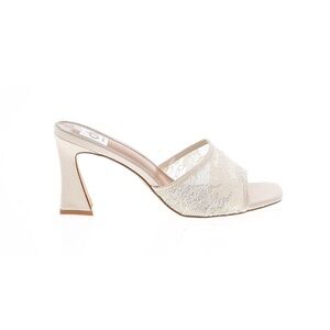 Dolce Vita ivory lace heels